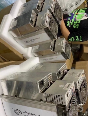Mise en réseau d'occasion d'Ethernet de la machine d'abattage de Microbt Whatsminer M21S 58T BTC 60W/T