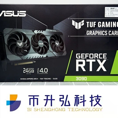 Exploitation noire Rig Carte graphique ASUS TUF GeForce RTX 3090 de 24GB ETH