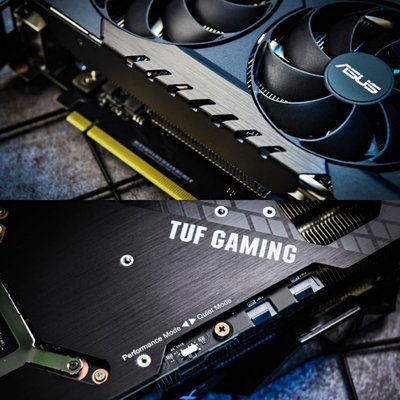 5888 CUDA ASUS GeForce TUF RTX 3070TI 8GB 290W 14000MHz tout le froid superbe