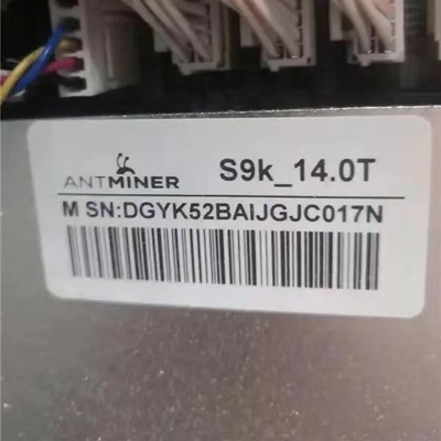 machine d'abattage d'occasion de devise de 1148W Asic Bitmain Antminer S9K 14T Digital