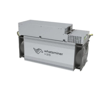 Mineur Machine de pièce de monnaie mordu par 3312W de Microbt Whatsminer M31S 74T d'occasions