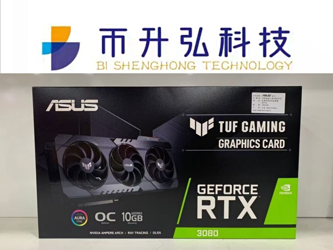 19000MHz ASUS RTX 3080 TUF 10G OC AUCUNE VOÛTE 7680*4320 d'AMPÈRE de LHR NVIDIA